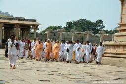 Radhanath Swami at Hampi