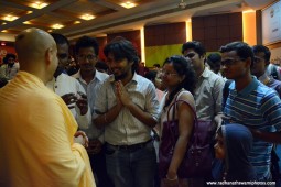 Radhanath Swami maharaj meeting guests