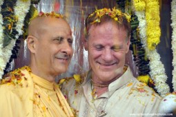 Radhanath Swami with his friend Gary