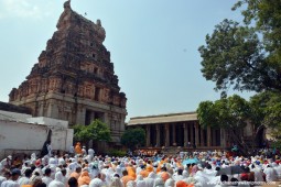 Talk by Radhanath Swami during Hampi Yatra