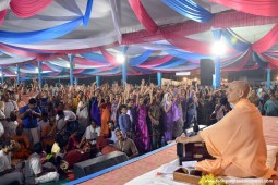 Talk by Radhanath Swami during Hampi Yatra