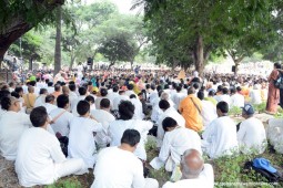 Talk by Radhanath Swami during Hampi Yatra