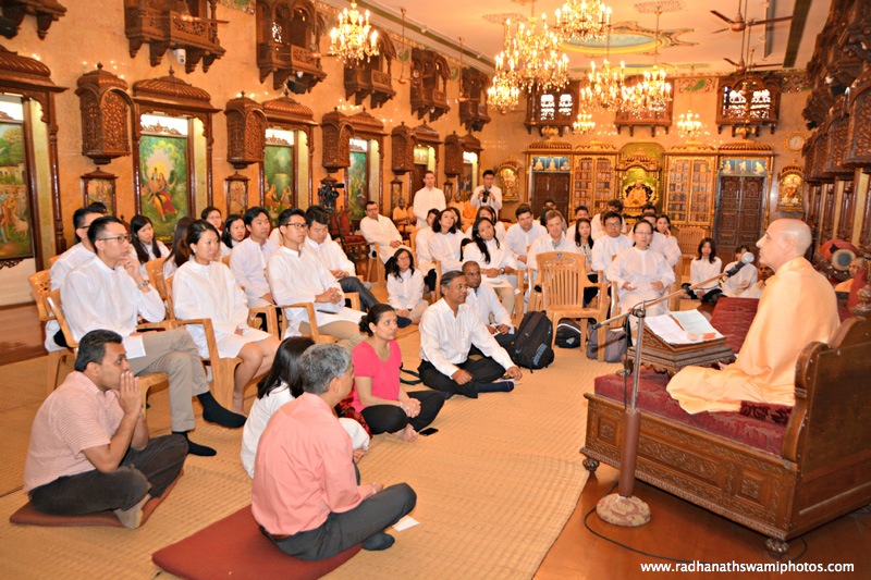 Talk by Radhanath Swami to Hong Kong Business students