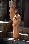 Radhanath Swami at birthplace of Srila Madhvacharya