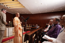 Radhanath Swami speaks at United Nations Interfaith Climate Change Ceremony