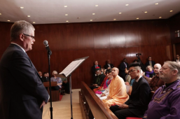 Radhanath Swami speaks at United Nations Interfaith Climate Change Ceremony